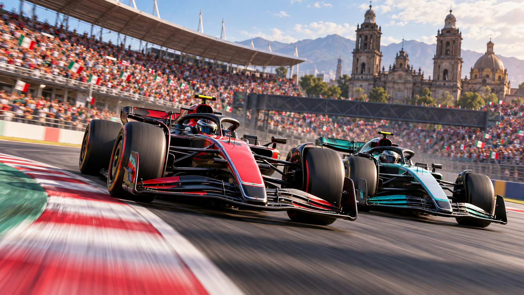 Ilustracja poglądowa: F1 wraca do Meksyku. Wielkie prędkości i wyścig na ponad 2000 metrów